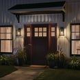 thumbnail image 6 of Kichler Marimount 17" 1 Light Black Outdoor Wall Sconce with Clear Glass, 6 of 10
