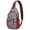 Fusion, variant on Tropical Hawaiian Sling Backpack, Lightweight Travel Crossbody Bag with Exotic Palm Tree, Aloha Beach Vacation, Coastal Paradise, Boho Island and Sunset Print