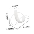 thumbnail image 7 of Hose Bracket Wall Mounted Hose Hooks Durable Metal Hose Organizer Pipe Hanger Garden Hose Holder Water Hose Hanger for Garage Garden White, 7 of 7