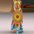 thumbnail image 2 of SUNNY Summer Long Dress Elegant Robe Dress Party 3D Sleeveless Dresses Women Casual Sundress Vintage Maxi Dresses For Women, 2 of 5