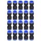 thumbnail image 5 of Conector neumático recto NikouMX 20 piezas de acero inoxidable, 5 of 8