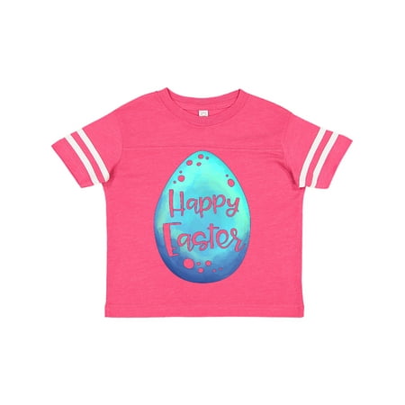 

Inktastic Happy Easter Blue Easter Egg Gift Toddler Boy or Toddler Girl T-Shirt
