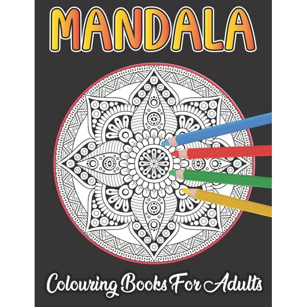 Download Mandala Colouring Book For Adults Mandalas Adult Colourimandalas Adult Colouring Book For Mandala Pattern Ng Book For Mandala Pattern Paperback Walmart Com Walmart Com
