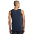 thumbnail image 5 of Gildan Heavy Cotton Tank Top for Men, Classic Fit Bound Neck Sleeveless Tank for Comfort, Navy, 2XL, 5 of 5