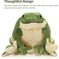 thumbnail image 3 of MaoGoLan 22" Giant Frog Stuffed Animal Large Green Frog Plush Toy Stuffed Frog Toy, 3 of 7