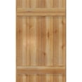 thumbnail image 5 of 21 1/2"W X 35"H Timbercraft Four 5 3/8" Boards Joined Board-N-Batten Shutters, Rough Sawn Western Red Cedar (Per Pair), 5 of 5