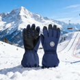 thumbnail image 2 of CPNG Kids Ski Gloves Windproof Waterproof Fleece Lined Touchscreen Insulated Snow Glove Thick Soft Warm Cold Weather Outdoor Cycling Running, 2 of 7