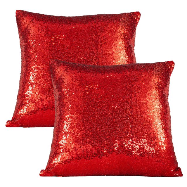 uds. Cojín de lentejuelas hermoso a la moda, almohada para la cintura, no incluye almohada central