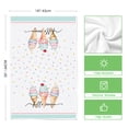 thumbnail image 5 of Sm:)e Ice Cream Doughnut Summer Kitchen Dish Towels 18x26 Inch Set of 4, Polka Dot, 5 of 7