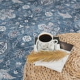 thumbnail image 2 of CAMILSON Oriental Retro Persian Traditional Vintage Distressed Non-Shedding Indoor Area Rug(4008-Navy 8x10), 2 of 9