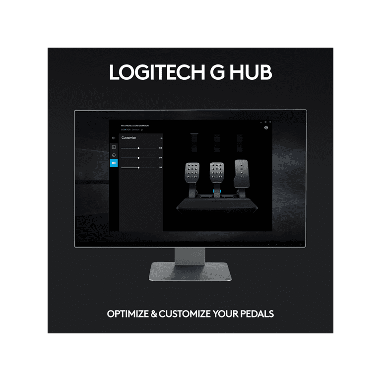 Logitech G PRO Racing Pedals - Racing Simulator Pedals, Fully Customizable Logitech G PRO Racing Pedals - Racing Simulator Pedals, Fully Customizable