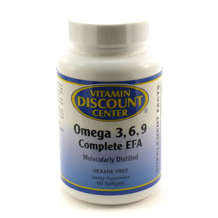Omega 3 6 9 complet EPT par Vitamin Discount Center - 60 Gélules