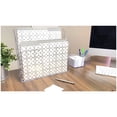 thumbnail image 5 of Acrimet Plastic 3 Slots Letter Size File Organizer, Clear Crystal, 5 of 10
