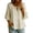 77#Beige, variant on Women Linen Tops Ruffle Off Scoop Neck Shirts Tie Front Loose Renaissance Peasant Blouse