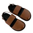 thumbnail image 4 of Zapatos romanos para mujer, zapatos romanos para mujer, sandalias de punta redonda para mujer, sandalias de gladiador con punta redonda, estética elegante, 4 of 9