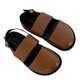 thumbnail image 4 of Sandalias de gladiador con punta redonda, zapatos romanos para mujer Zapatos romanos redondos para mujer Zapatos de gladiador con punta redonda Diseño a prueba de futuro, 4 of 8