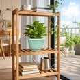 thumbnail image 5 of Plant Pots for Indoor Outdoor, Lightweight Simple Style Plastic Floor Planters with Drainage Holes, for Home, Patio & Garden Green, 5 of 6