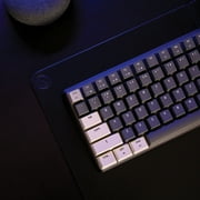 Azio Cascade Bluetooth and USB 75% Mechanical Computer Keyboard, Hot-Swappable Switches, Backlit, Galaxy Light, CRG2G104