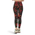 thumbnail image 3 of Lotusprinthandmade Mexican Skull Print All-over Print Leggings XS-5XL (5XL), High-Waist Leggings For Lovers, 3 of 4