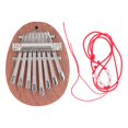 thumbnail image 2 of 8 Key Finger Piano, Alloy Steel Keys Pleasant Sound Portable Kalimba with Lanyard for Stage Performance, 2 of 8