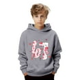 thumbnail image 2 of Girls Casual Long Sleeve Hooded Sweatshirt For Everyday Play And School Activities Product Classification, 2 of 6