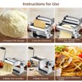 thumbnail image 4 of Costway 5 in 1 Stainless Steel Pasta Lasagna Spaghetti Tagliatelle Ravioli Maker Machine, 4 of 10