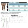 thumbnail image 5 of Domuza Cotton Blend Cargo Pants Men Casual Stretch Pants New Fashion Outdoor Hiking Work Trousers with Multi Pockets Khaki 3XL, 5 of 5