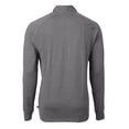 thumbnail image 3 of Men's Cutter & Buck Heather Black New Orleans Saints Big & Tall Adapt Eco Raglan Quarter-Zip Jacket, 3 of 3
