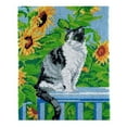 thumbnail image 2 of Rug Making Latch Hooking Kit | Cat In Garden, 2 of 9