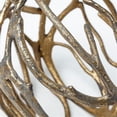 thumbnail image 2 of Mercana Cast Aluminum Decorative Tree Branch Orb In Rustic Gold 68413, 2 of 7