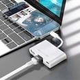 thumbnail image 5 of Adaptador Lightning a Ethernet / USB-a / USB-c, compacto, enchufar y usar, blanco, 5 of 5