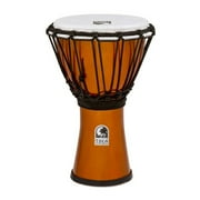 Toca TFCDJ-7MO 7 in. Freestyle Colorsound Djembe, Metallic Orange