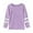 Light Purple, variant on Krdevn Girls Long Sleeve T Shirt Children's Crew Neck Top Girls T Shirt,5-6 Years
