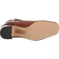 thumbnail image 4 of Sam Edelman Florah Cuoio Brown Squared Toe Block Heel Buckle Detail Ankle Boots (Cuoio Brown, 9.5), 4 of 6