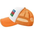 thumbnail image 3 of Flag of Azerbaijan Mesh Back Trucker Cap Baseball Cap, 3 of 8