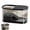 Black, variant on Turtle Tank Ecological Landscape Habitat, Small Luxury Terrapin Villa with Basking Platform, Drainable Breeding Tank for Red Eared Slider