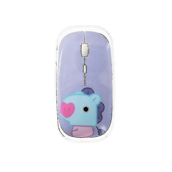 Cartoon Wireless Silent Mouse Cute Home Office Computer Mouse Computer Accessories