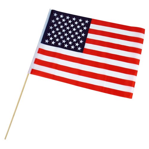 American Flag 12" x 18" Poly (Import)