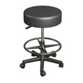 thumbnail image 3 of Luxton Ergonomic Rolling Stool -Double Padding and Memory Foam Adjustable Medical Spa Stool, Desk Stool Chair with Swivel Rolling Chair, Black with Wheels, Easy Set up, 3 of 9