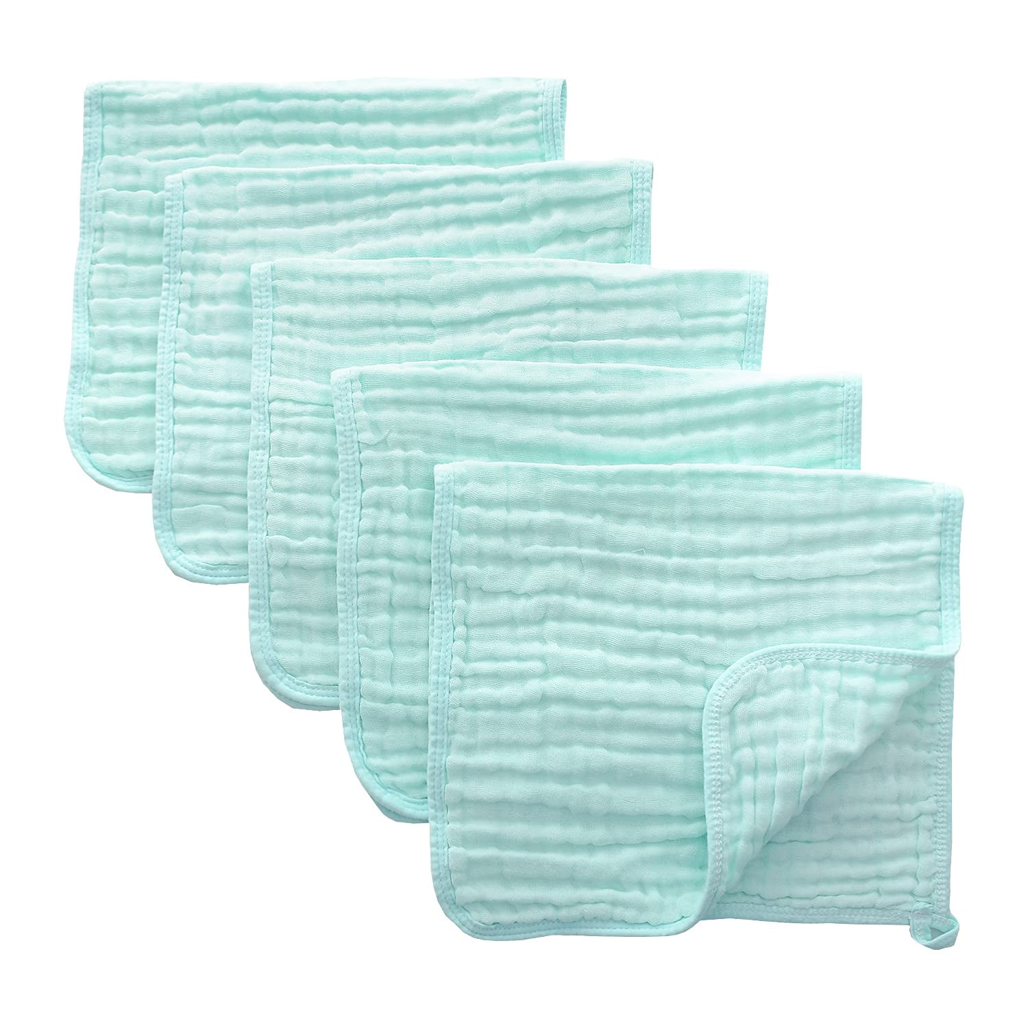 Muslin Burp Cloths Baby Burp Cloth Sets for Uniutility. 5 Pack Large