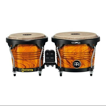 Signature Series Bongos - Meinl Percussion Marathon Designer Series Amber Flame Wood Bongos