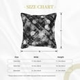 thumbnail image 4 of Bingfone Decorative Pillow Covers 20"X20" Seamless Pattern With Skulls Couch Pillow Cases Modern Farmhouse Covers For Couch Sofa Bed, 4 of 9