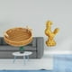 thumbnail image 2 of Cestas de almacenamiento,Cestas de almacenamiento de cocina tejidas con asas hechas a mano,Cestas de pan redondas Bandejas para servir Rectángulo,Escultura de pollo,Escultura de, 2 of 8
