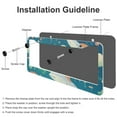 thumbnail image 4 of 2 Pieces Whale With Rainbow License Plate Frames Whale Fish License Plate Frame License Plate Shield Frame Quality Aluminum Metal 2 Holes for US Standard Vehicles for Women Men, 4 of 6