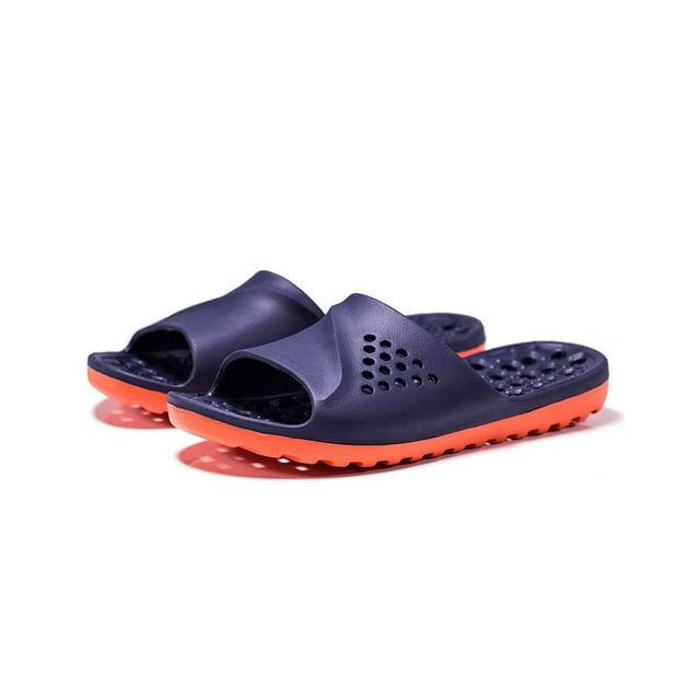 Zapatillas de baño de verano Sonducket zapatos de baño ahuecados sandalias de suela blanda transpirables Calzado Azul/Naranja S