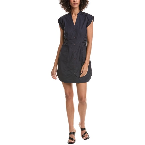 Derek Lam 10 Crosby womens Elyse Dress, 00, Navy