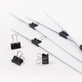 thumbnail image 2 of Pen+Gear Mini Binder Clips, Black, 40 pieces 15 mm Small Paper Clips Included for Home School Office, 2 of 4