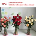 thumbnail image 3 of Florero plegable portátil respetuoso con el medio ambiente de 3 uds., jarrón de flores de plástico de PVC al azar para decoración del hogar y la Oficina de la boda Vhermosa, 3 of 6