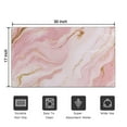 thumbnail image 5 of Pink Gold Marble Pattern Door Rugs,Washable Non Slip Door Mats Indoor,Decorative Door Mats,Entry Mat Indoor for Entrance,Bedroom,Kitchen,Bathroom,17"x30", 5 of 6