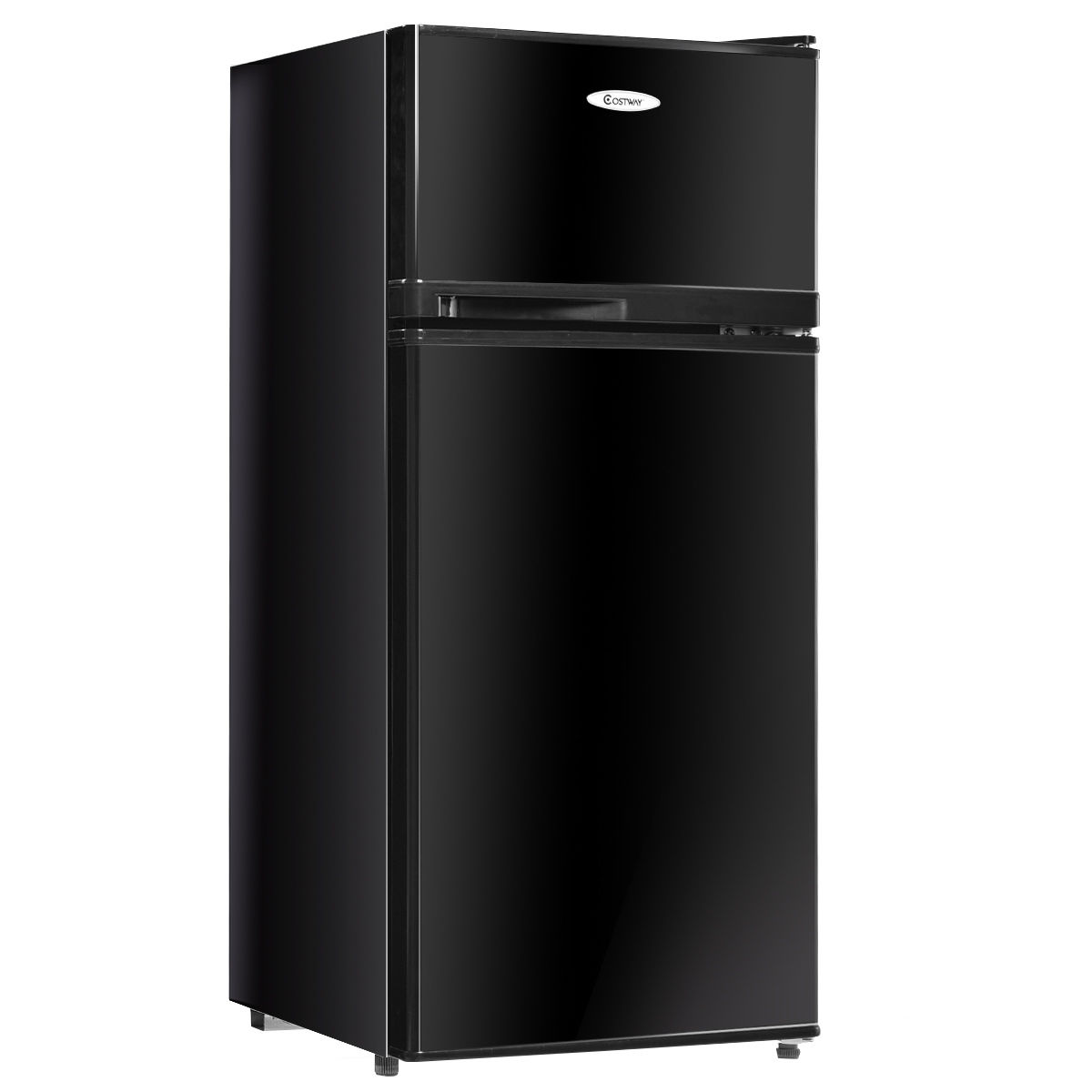 Costway 2 Doors 3.4 cu ft. Unit Compact Mini Refrigerator Freezer Cooler - image 2 of 10